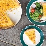 Quiche with Super Easy Cream Cheese Crust